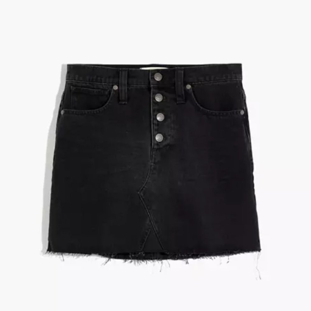 Madewell rigid denim a-line skirt sz 31